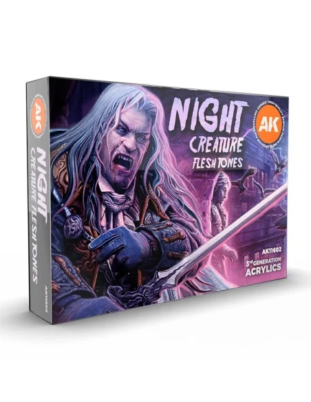 NIGHT CREATURES FLESH TONES - AK Interactive AK11602