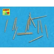 16 pcs 37 mm L/83 barrels SK C/30, 1/350 - Aber Models RE-350 L15 16 pcs 37 mm L/83 barrels SK C/30, 1/350 - Aber Models RE-350 L15