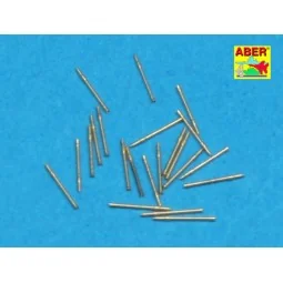 20 pcs 20 mm L/65 barrels C/38, 1/350 - Aber Models RE-350 L16
