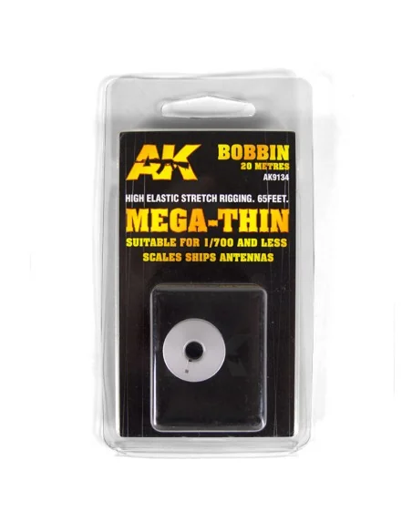 [NO_DESC] ELASTIC RIGGING BOBBINMEGA-THIN - AK Interactive AK9134