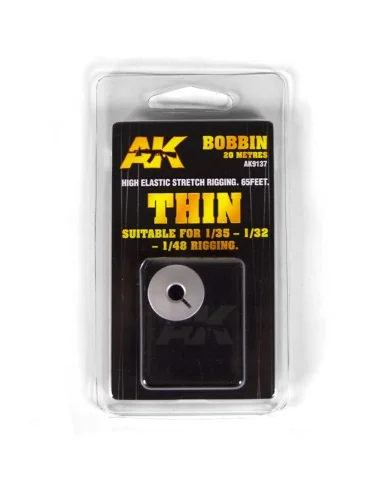 ELASTIC RIGGING BOBBIN THIN - AK Interactive AK9137