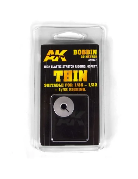 ELASTIC RIGGING BOBBIN THIN - AK Interactive AK9137