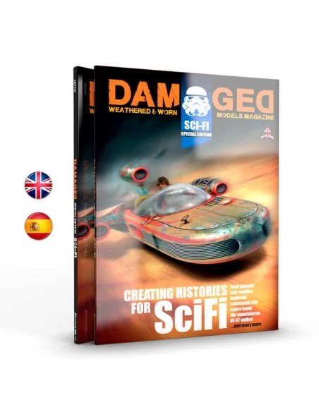 SPECIAL SCIFI. DAMAGED Book (Spanish) - AK Interactive ABT733