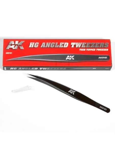 HG ANGLED TWEEZERS 01 (THIN TIPPED) - AK Interactive AK9161