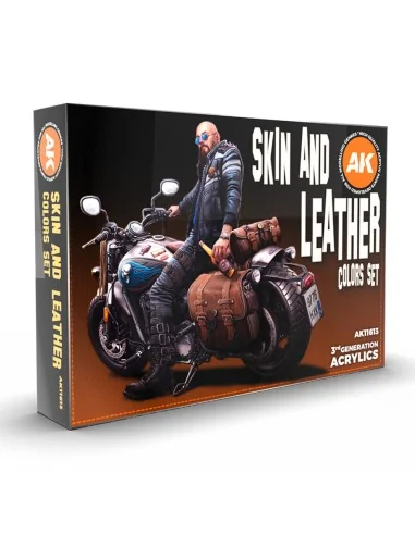 SKIN AND LEATHER COLORS SET - AK Interactive AK11613