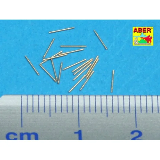 20 pcs 20 mm L/65 barrels MG C/30, 1/350 - Aber Models RE-350 L17 20 pcs 20 mm L/65 barrels MG C/30, 1/350 - Aber Models RE-350 L17