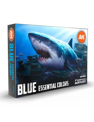 BLUE ESSENTIAL COLORS 3GEN SET - AK Interactive AK11618