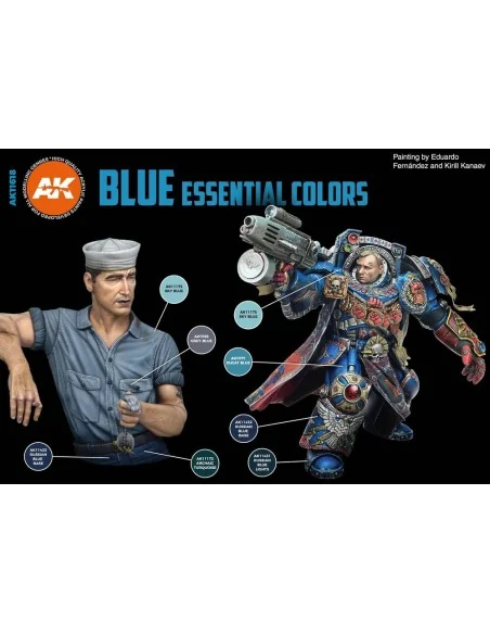 [NO_DESC] BLUE ESSENTIAL COLORS 3GEN SET - AK Interactive AK11618