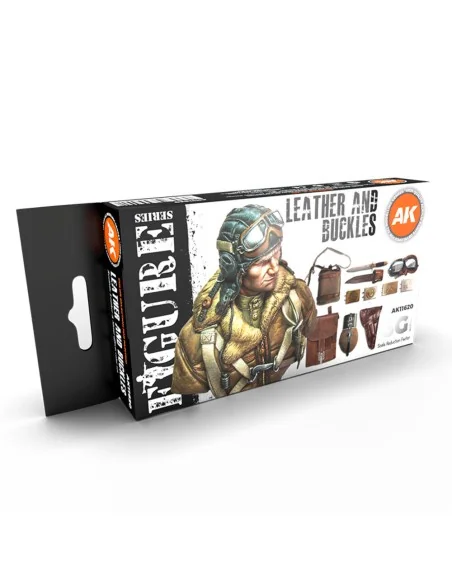 LEATHER AND BUCKLES 3G - AK Interactive AK11620