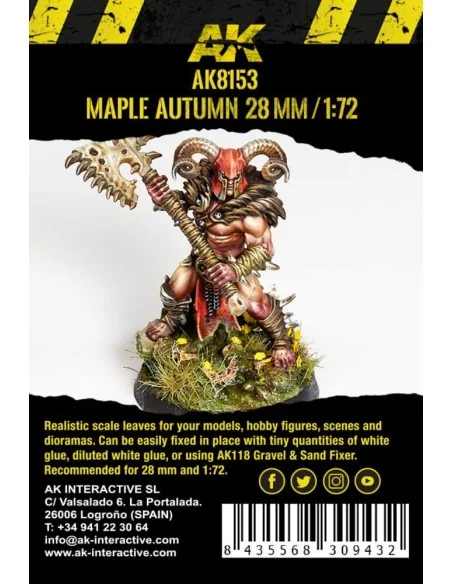 MAPLE AUTUMN LEAVES 1/72 - AK Interactive AK8153