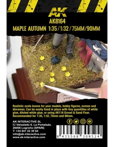 MAPLE AUTUMN LEAVES 1/35 - AK Interactive AK8164