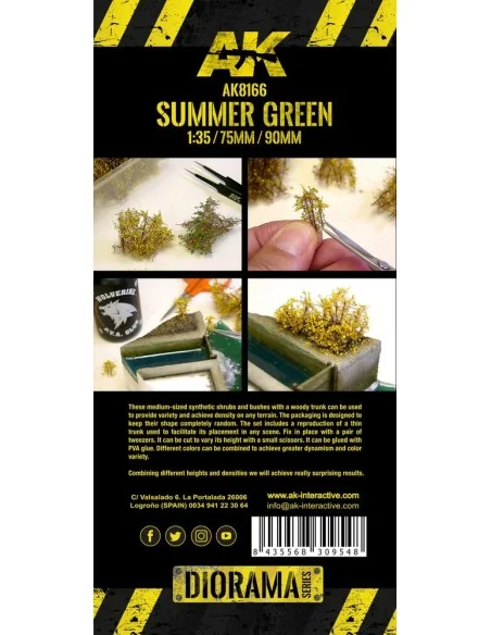 SUMMER GREEN SHRUBBERIES - AK Interactive AK8166