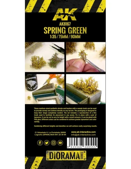 SPRING GREEN SHRUBBERIES - AK Interactive AK8167