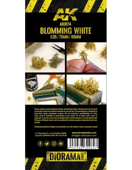 [NO_DESC] BLOMMING WHITE SHRUBBERIES - AK Interactive AK8174