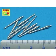 Set of 9 pcs 203 mm barrels for San Francisco type, 1/350 - Aber Mo... Set of 9 pcs 203 mm barrels for San Francisco type, 1/350 - Aber Mo...