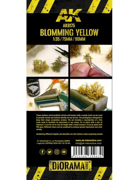 BLOMMING YELLOW SHRUBBERIES - AK Interactive AK8175