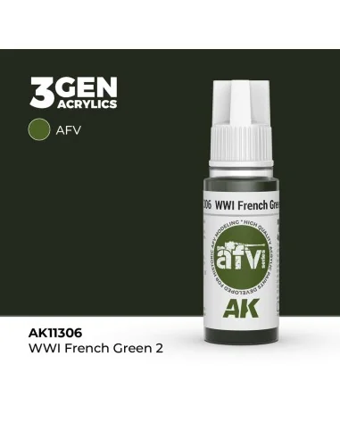 WWI French Green 2 - AK Interactive AK11306