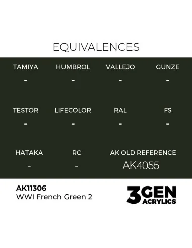 WWI French Green 2 - AK Interactive AK11306