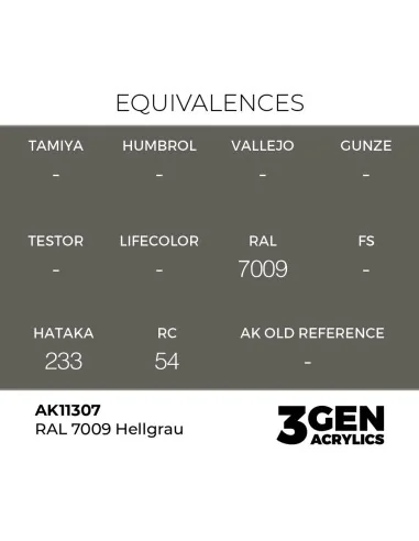 [NO_DESC] RAL 7009 Hellgrau - AK Interactive AK11307