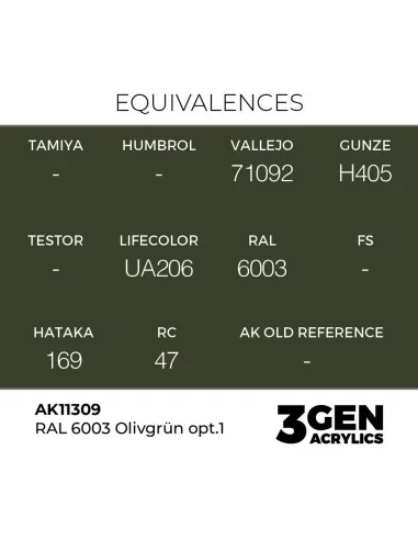 RAL 6003 Olivgrün opt.1 - AK Interactive AK11309