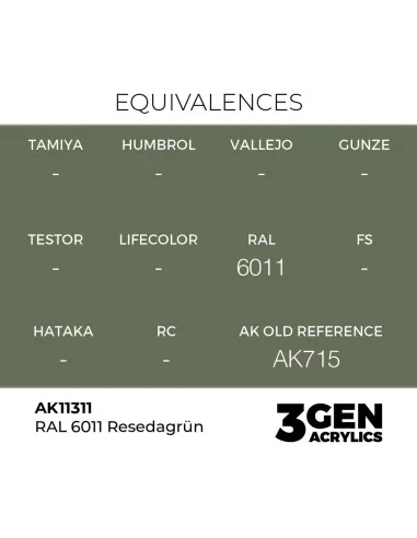 RAL 6011 Resedagrün - AK Interactive AK11311