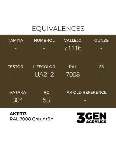 RAL 7008 Graugrün - AK Interactive AK11313