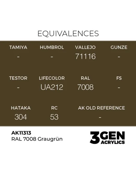 RAL 7008 Graugrün - AK Interactive AK11313