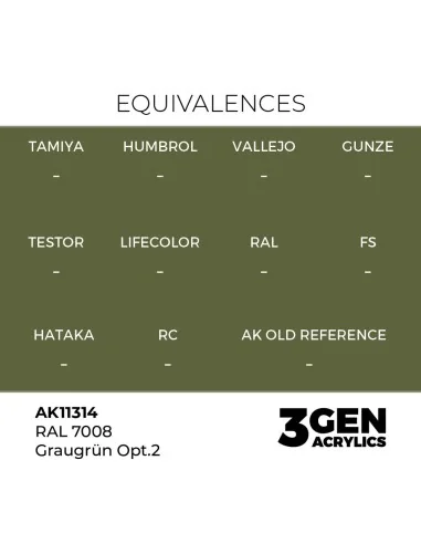 RAL 7008 Graugrün Opt 2 - AK Interactive AK11314