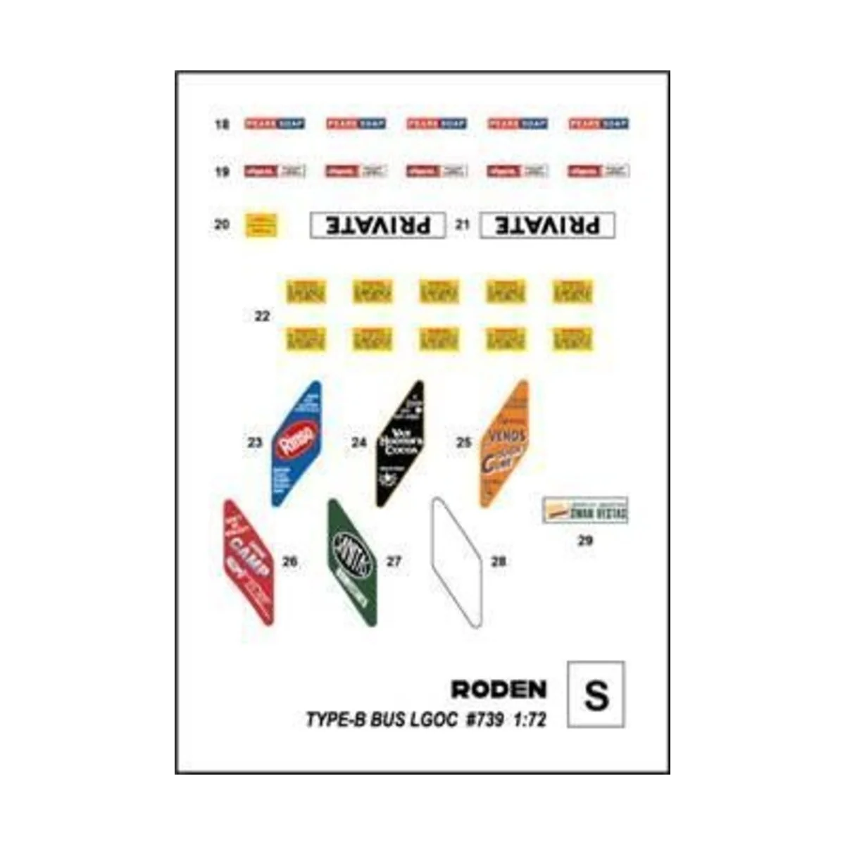 Type B Bus, LGOC, London, Early 1914 - Roden 739
