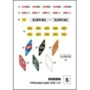 Type B Bus, LGOC, London, Early 1914, 1/72 - Roden 739