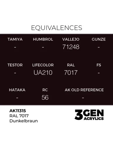 RAL 7017 Dunkelbraun - AK Interactive AK11315