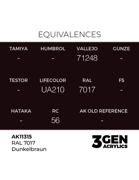 RAL 7017 Dunkelbraun - AK Interactive AK11315