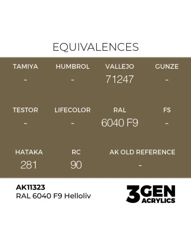 RAL 6040 F9 Helloliv - AK Interactive AK11323