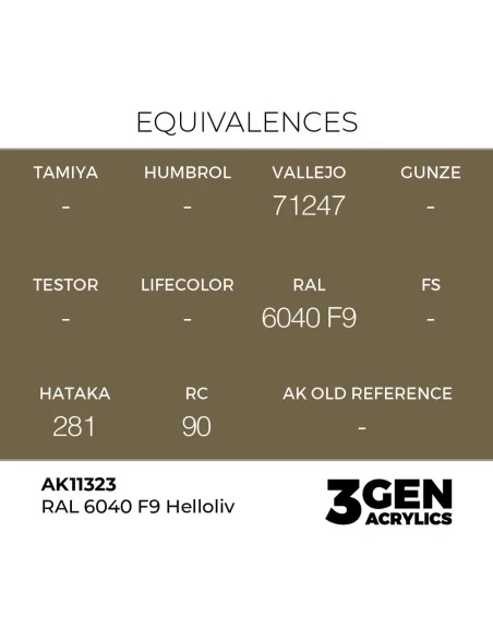RAL 6040 F9 Helloliv - AK Interactive AK11323