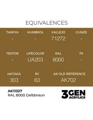 RAL 8000 Gelbbraun - AK Interactive AK11327