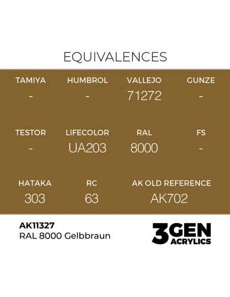 RAL 8000 Gelbbraun - AK Interactive AK11327