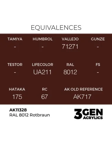 RAL 8012 Rotbraun - AK Interactive AK11328