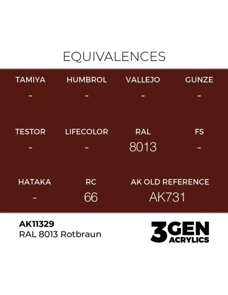 RAL 8013 Rotbraun - AK Interactive AK11329