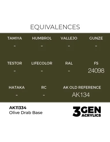 Olive Drab Base - AK Interactive AK11334