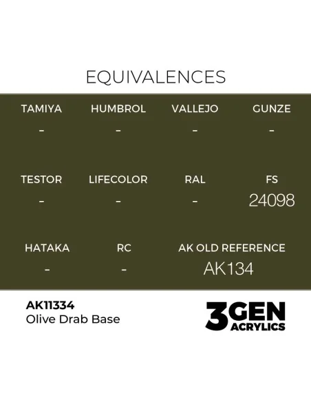 Olive Drab Base - AK Interactive AK11334