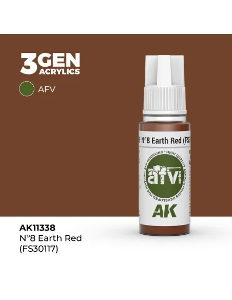 Nº8 Earth Red (FS30117) - AK Interactive AK11338