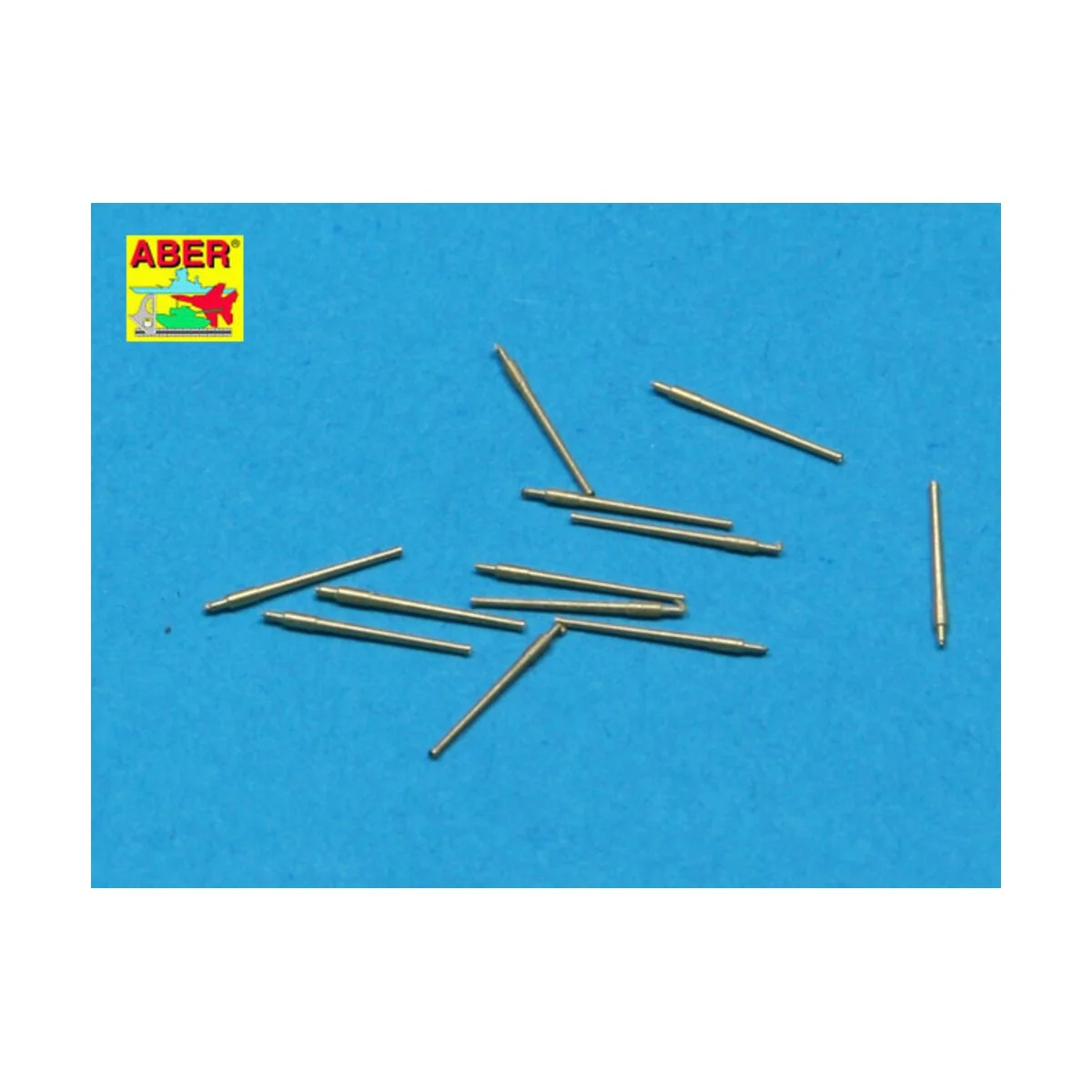 Set of 12 pcs 76, 2 mm barrels for USN, 1/350 - Aber Models RE-350 L20