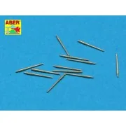 Set of 12 pcs 76, 2 mm barrels for USN, 1/350 - Aber Models RE-350 L20