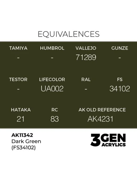 Dark Green (FS34102) - AK Interactive AK11342