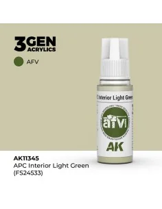 APC Interior Light Green (FS24533) - AK Interactive AK11345