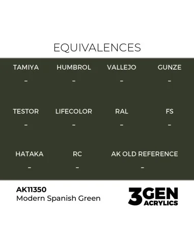 [NO_DESC] Modern Spanish Green - AK Interactive AK11350