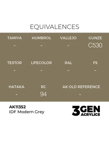 [NO_DESC] IDF Modern Grey - AK Interactive AK11352
