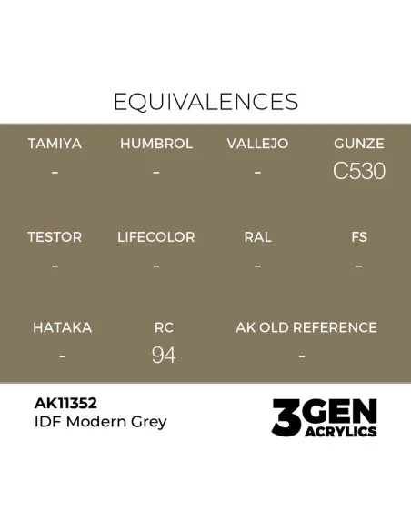 [NO_DESC] IDF Modern Grey - AK Interactive AK11352