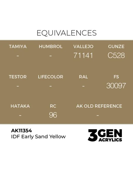 IDF Early Sand Yellow - AK Interactive AK11354