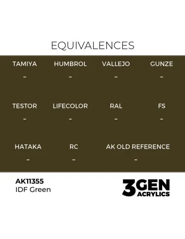 [NO_DESC] IDF Green - AK Interactive AK11355